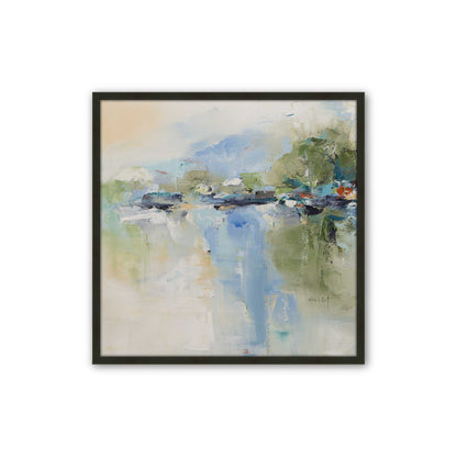 [Color:Satin Black], Picture of art in a Satin Black frame