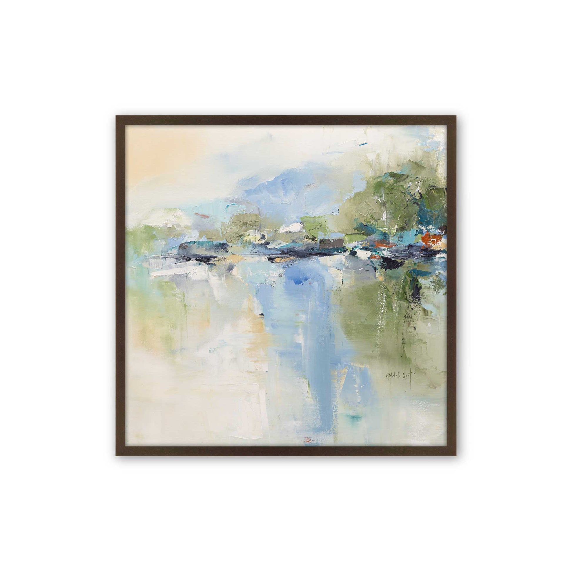 [Color:Espresso], Picture of art in a Espresso frame