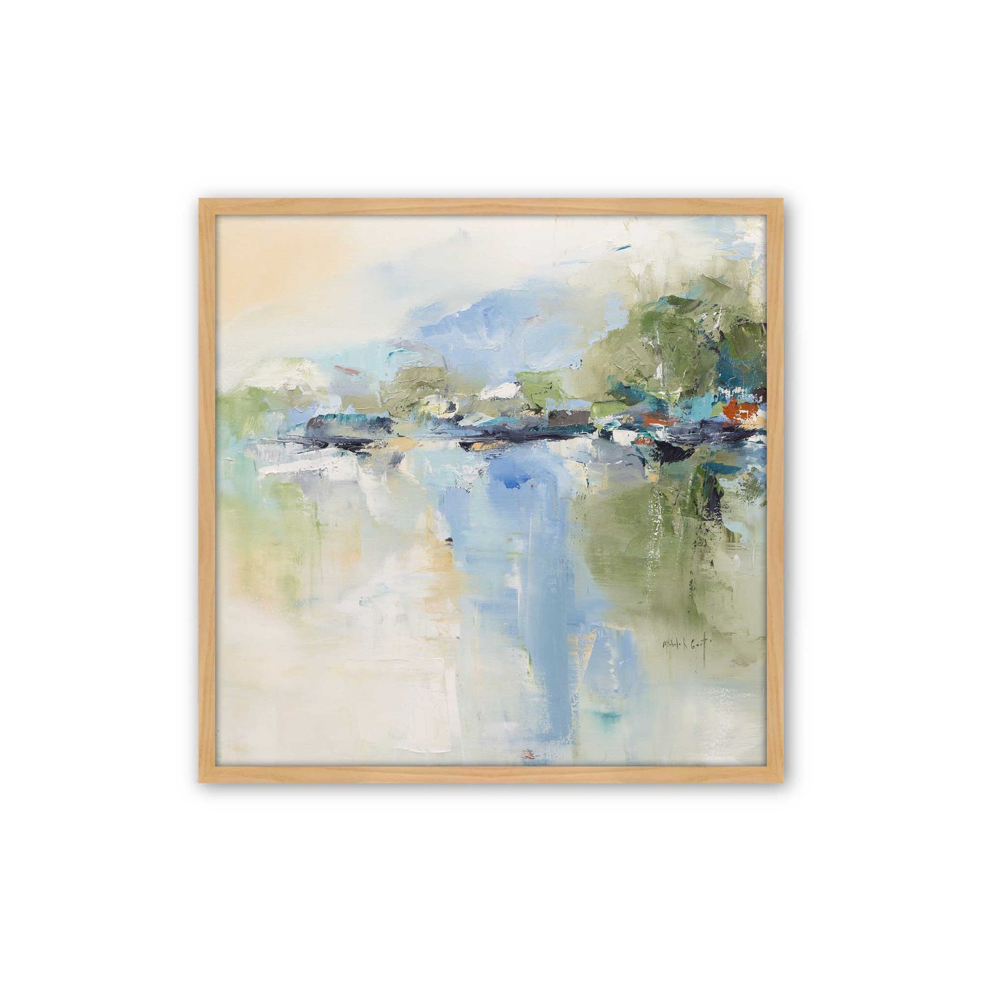 [Color:American Maple], Picture of art in a American Maple frame