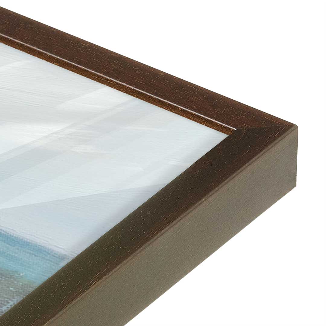 [Color:Belvinder Brown], Picture of art in a Belvinder Brown frame at an angle