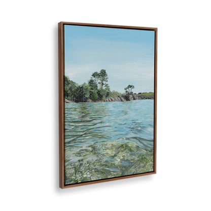 [Color:Walnut], Picture of the corner of the art