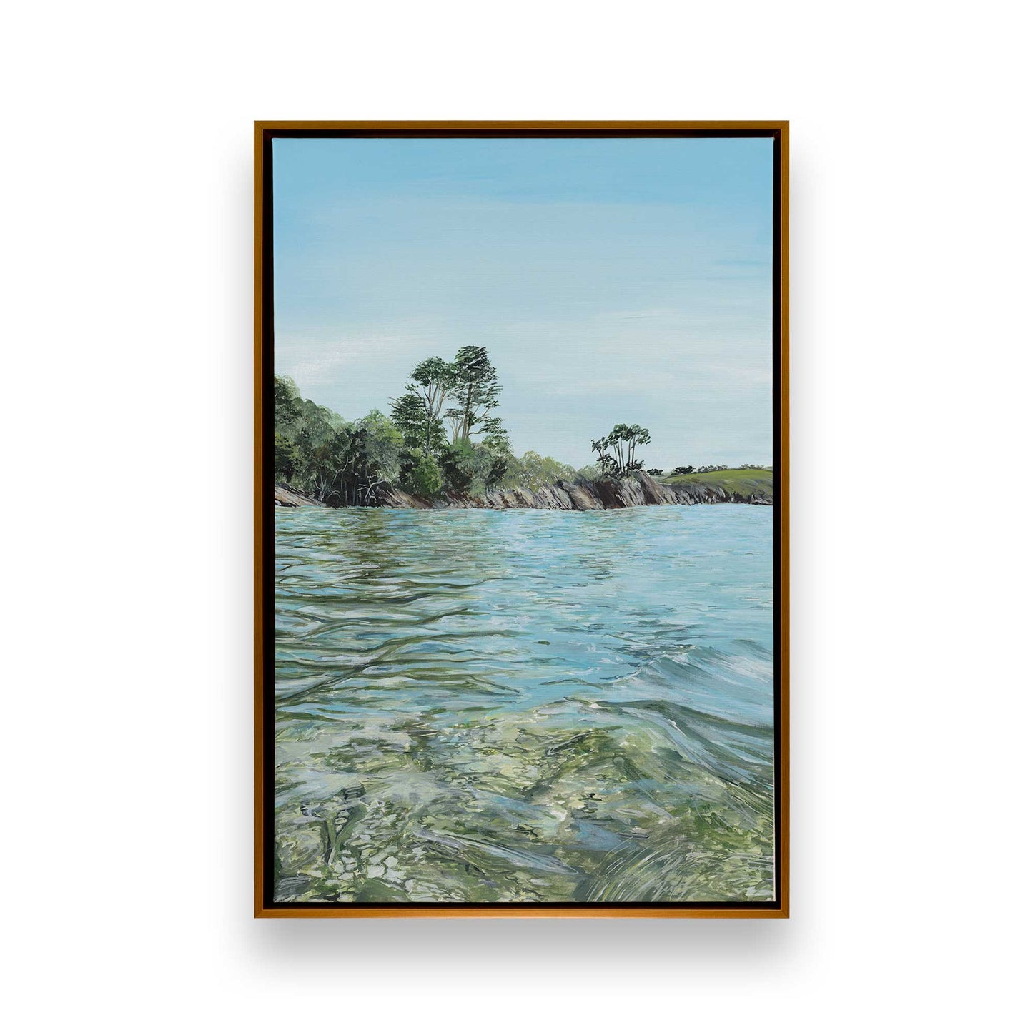 [Color:Polished Gold], Picture of art in a Polished Gold frame