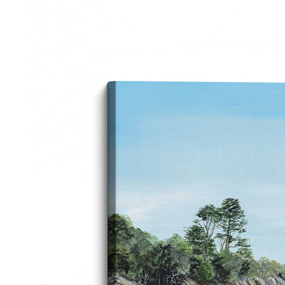 [Color:Stretched Canvas], Picture of the corner of the art