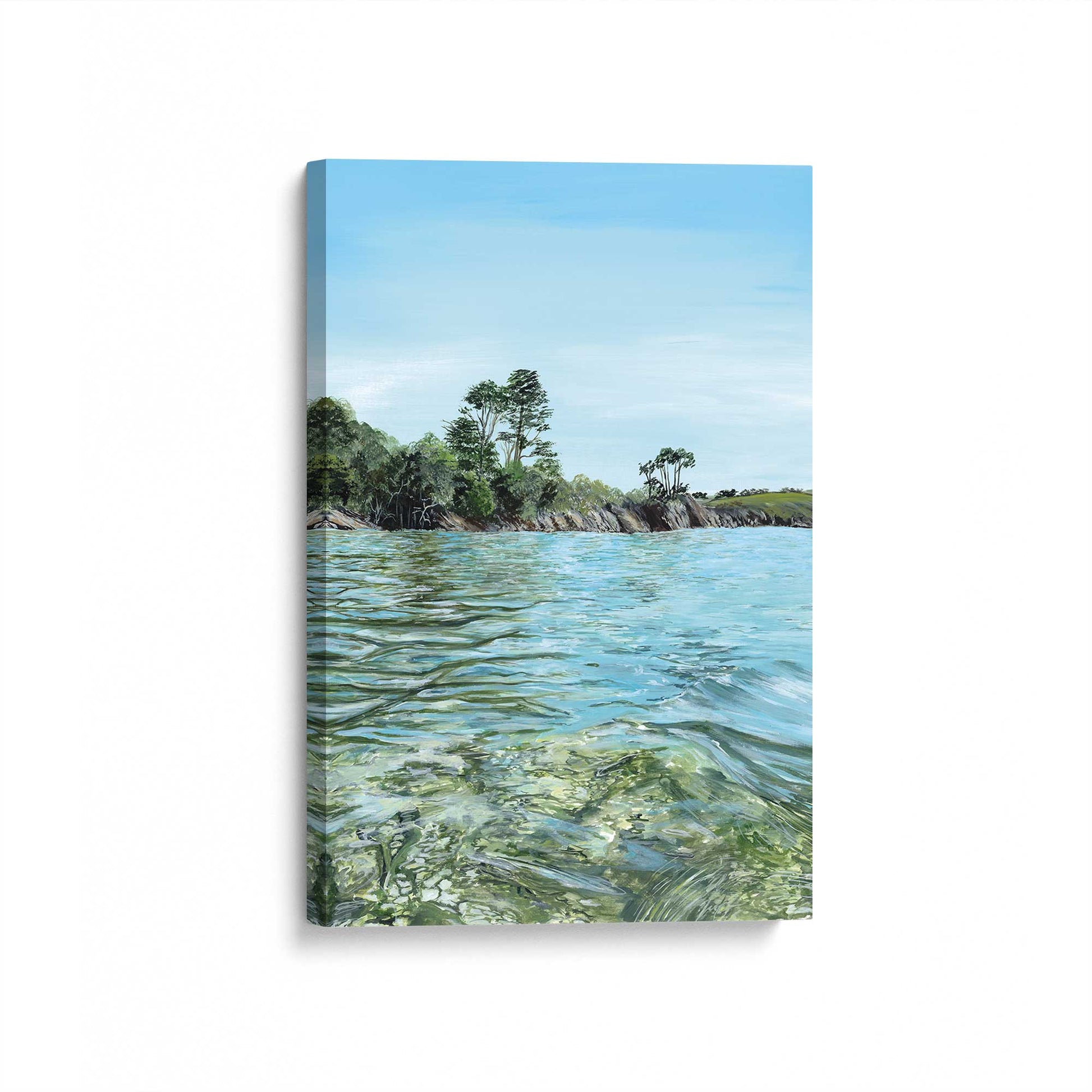 [Color:Stretched Canvas], Picture of art at an angle