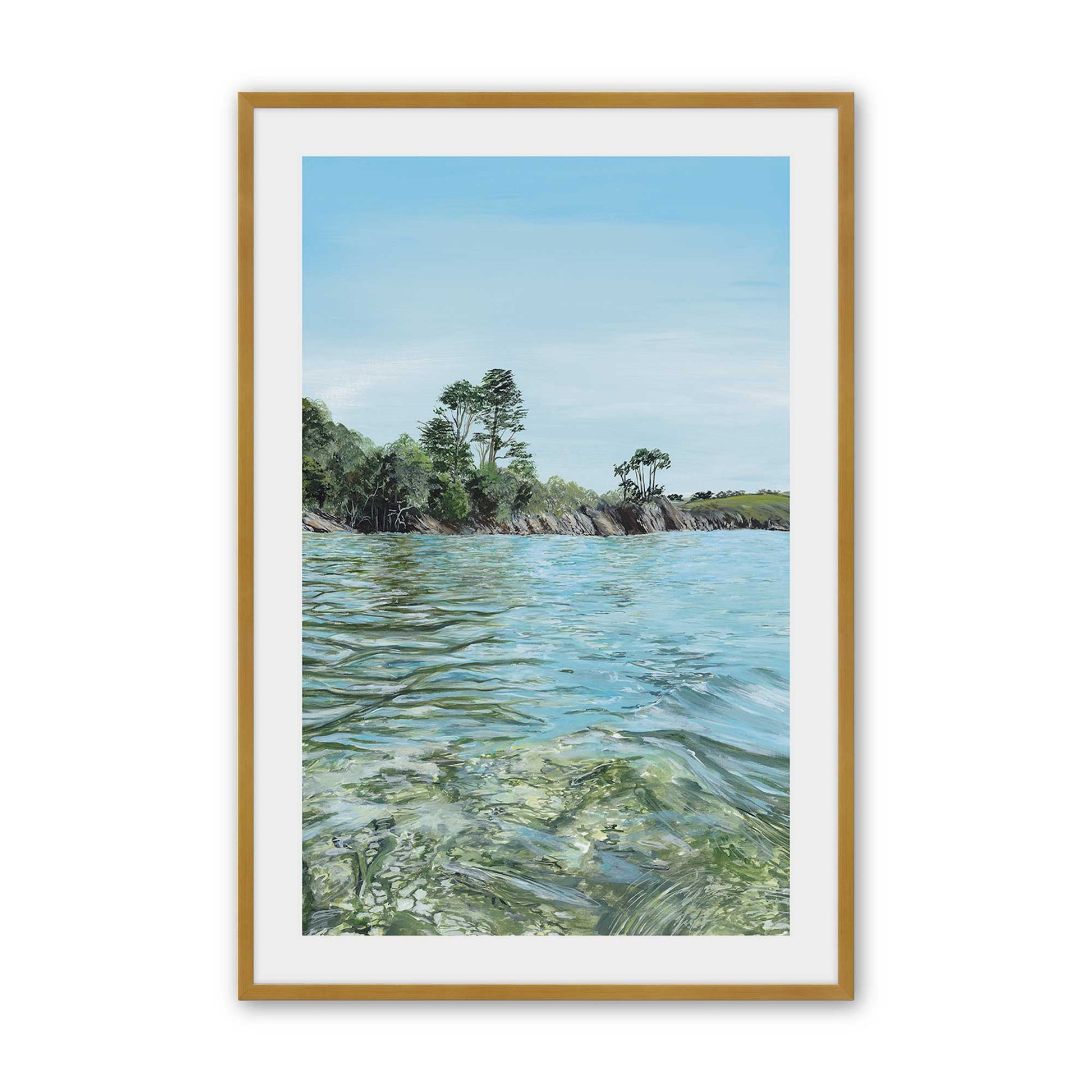 [Color:Polished Gold], Picture of art in a Polished Gold frame