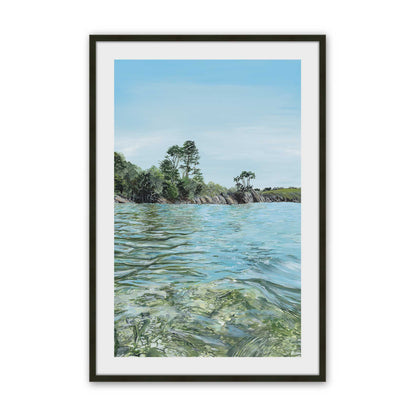 [Color:Satin Black], Picture of art in a Satin Black frame