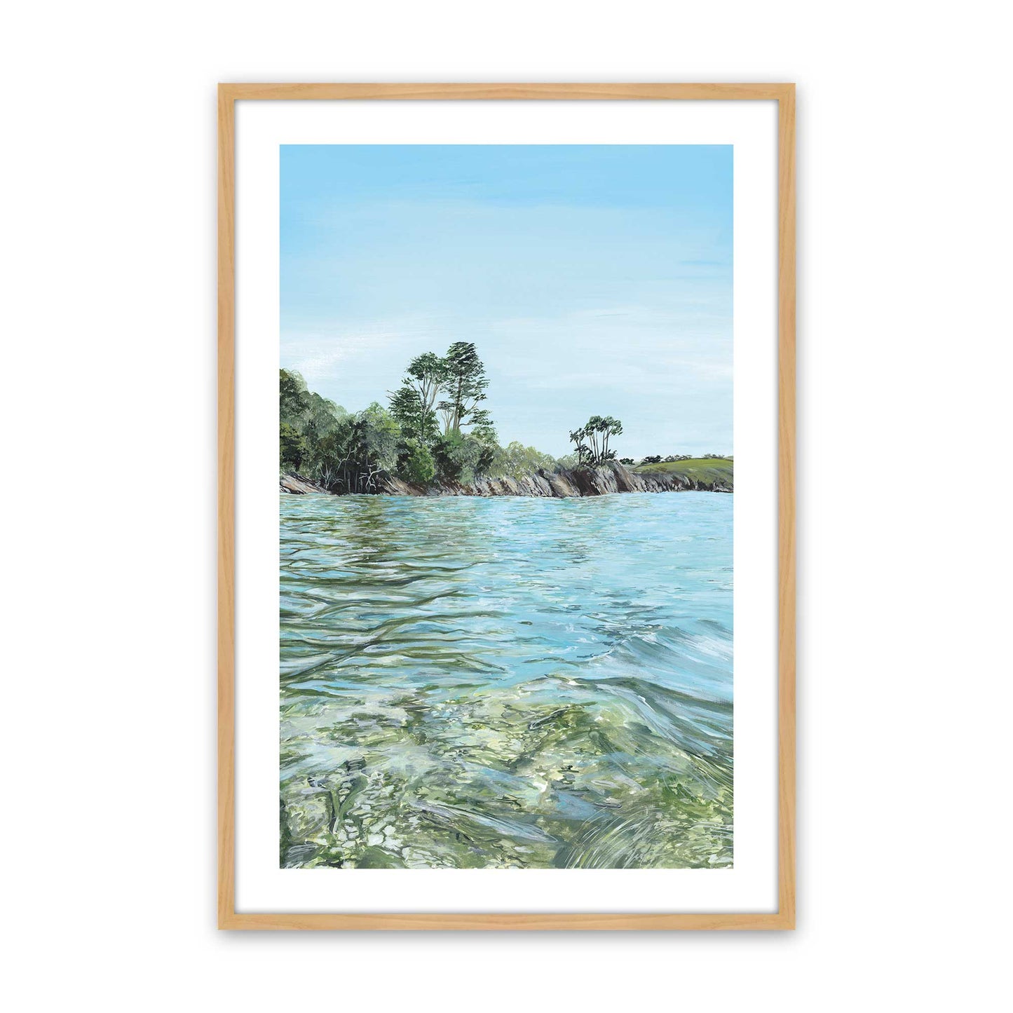 [Color:American Maple], Picture of art in a American Maple frame