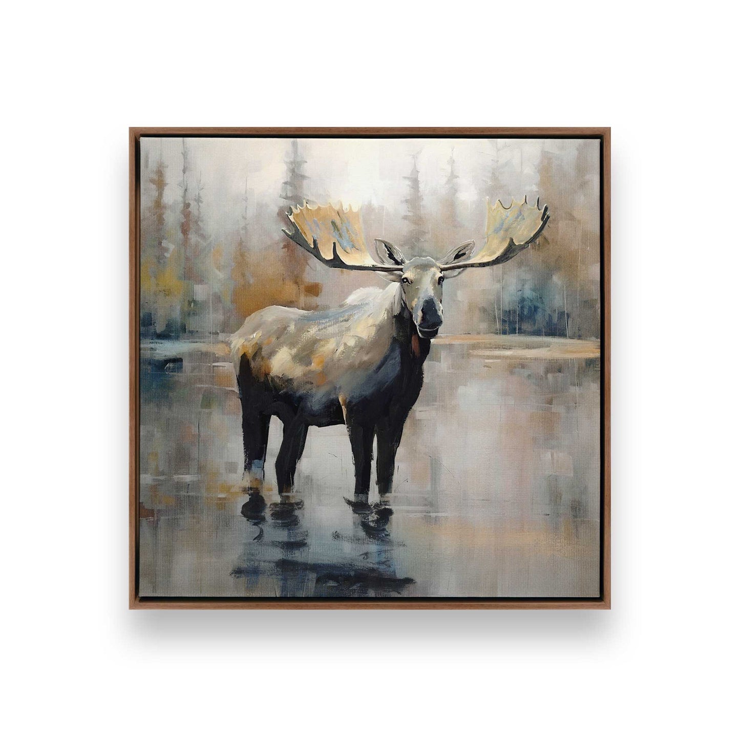 [Color:Walnut], Picture of art in a Walnut frame