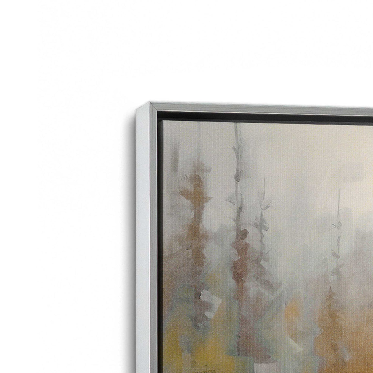 [Color:Polished Chrome], Picture of art in a Polished Chrome frame at an angle