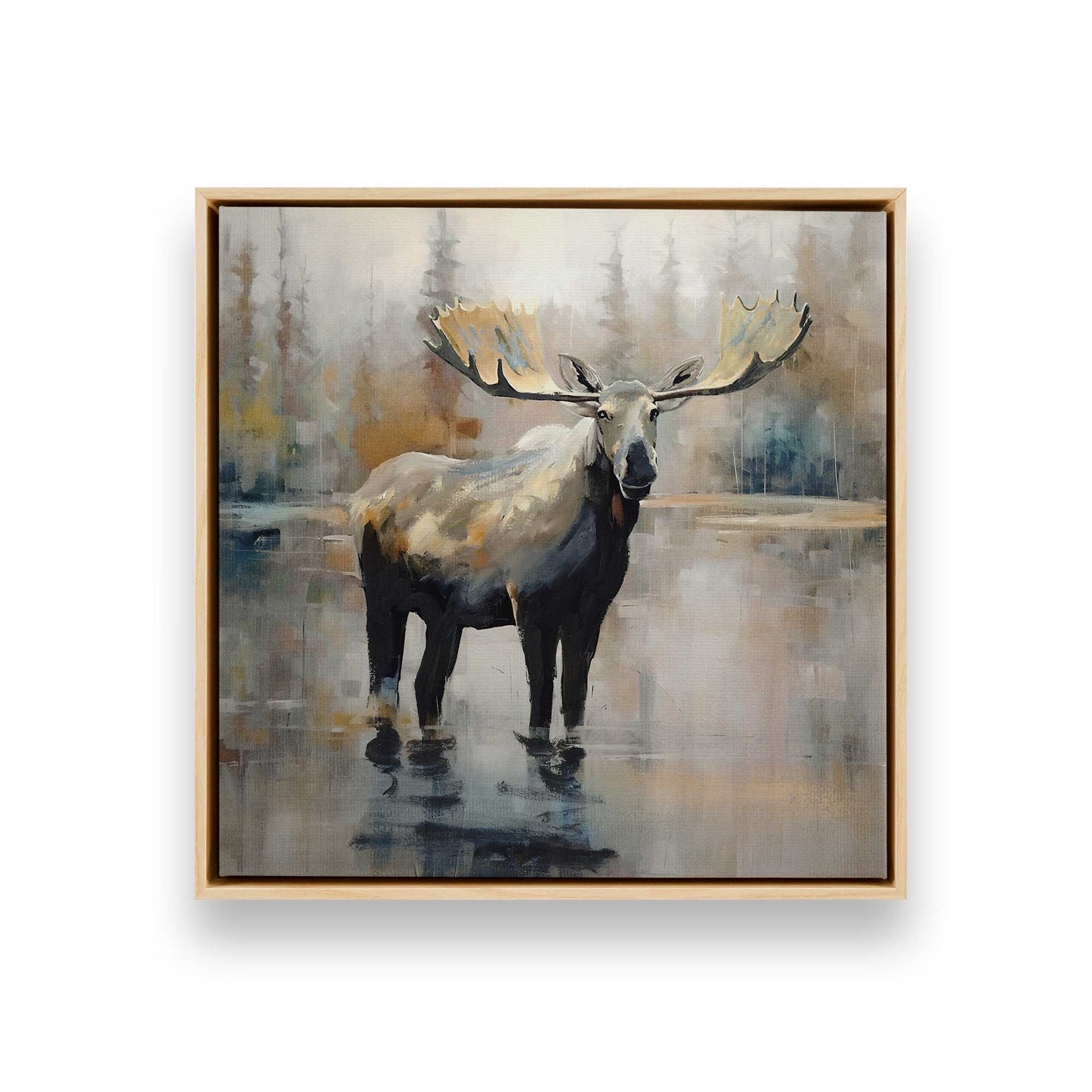 [Color:American Maple], Picture of art in a American Maple frame