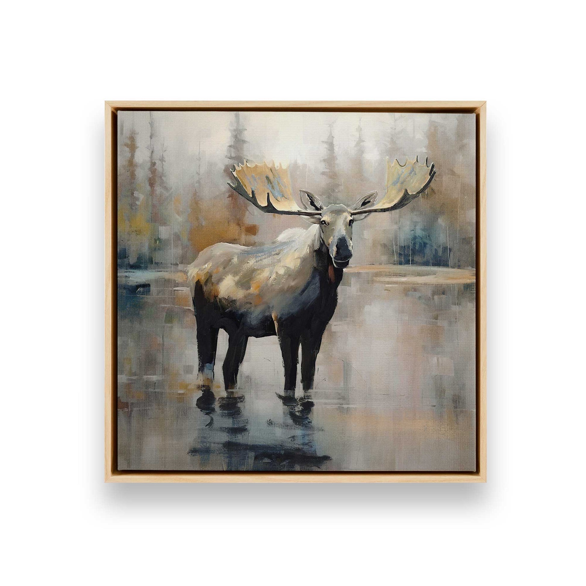 [Color:American Maple], Picture of art in a American Maple frame