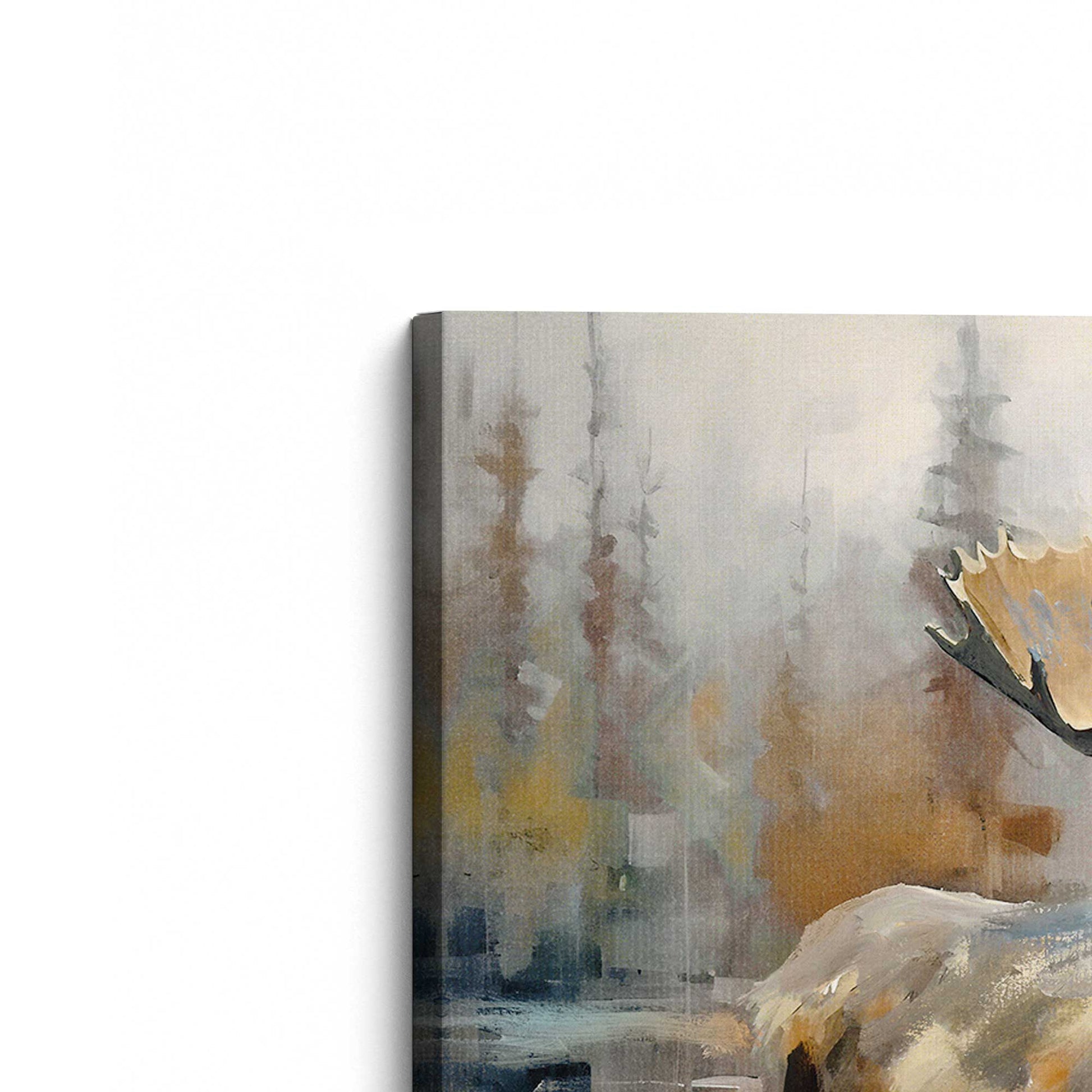 [Color:Stretched Canvas], Picture of the corner of the art