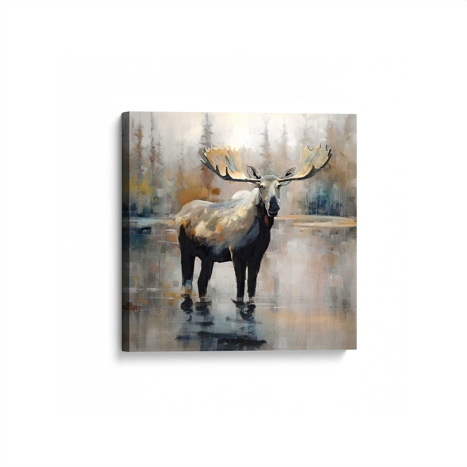 [Color:Stretched Canvas], Picture of art at an angle