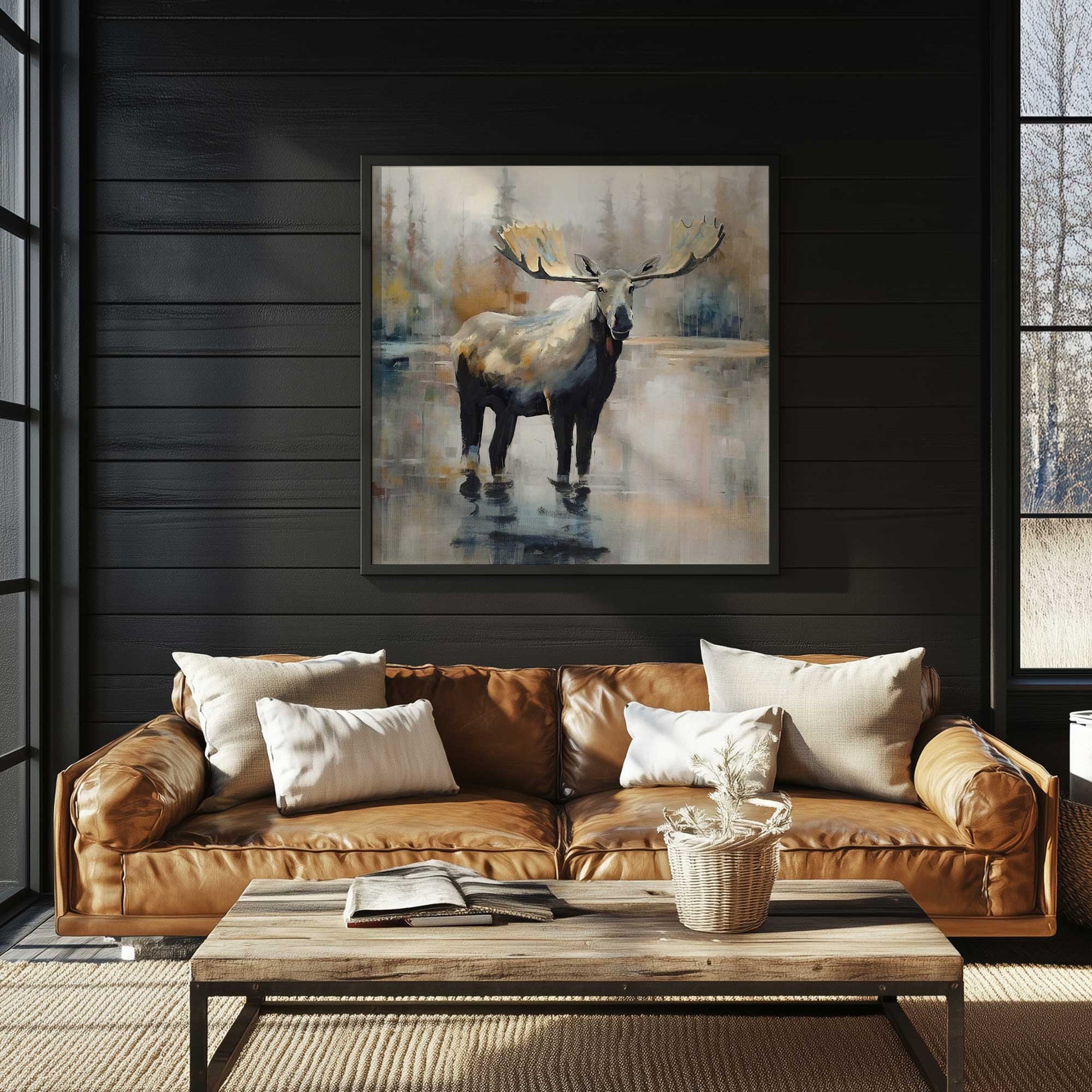 Picture of art in a room