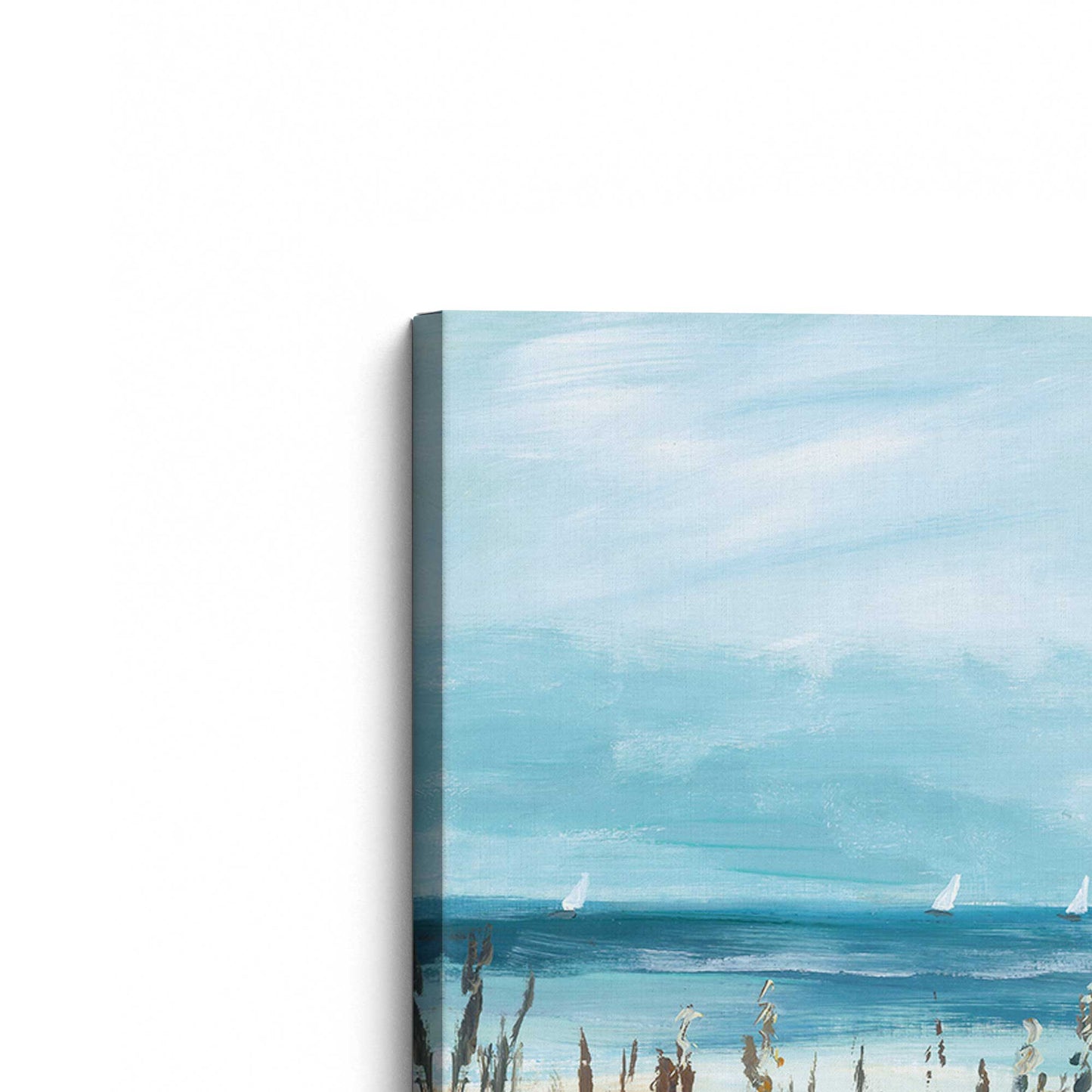 [Color:Stretched Canvas], Picture of the corner of the art