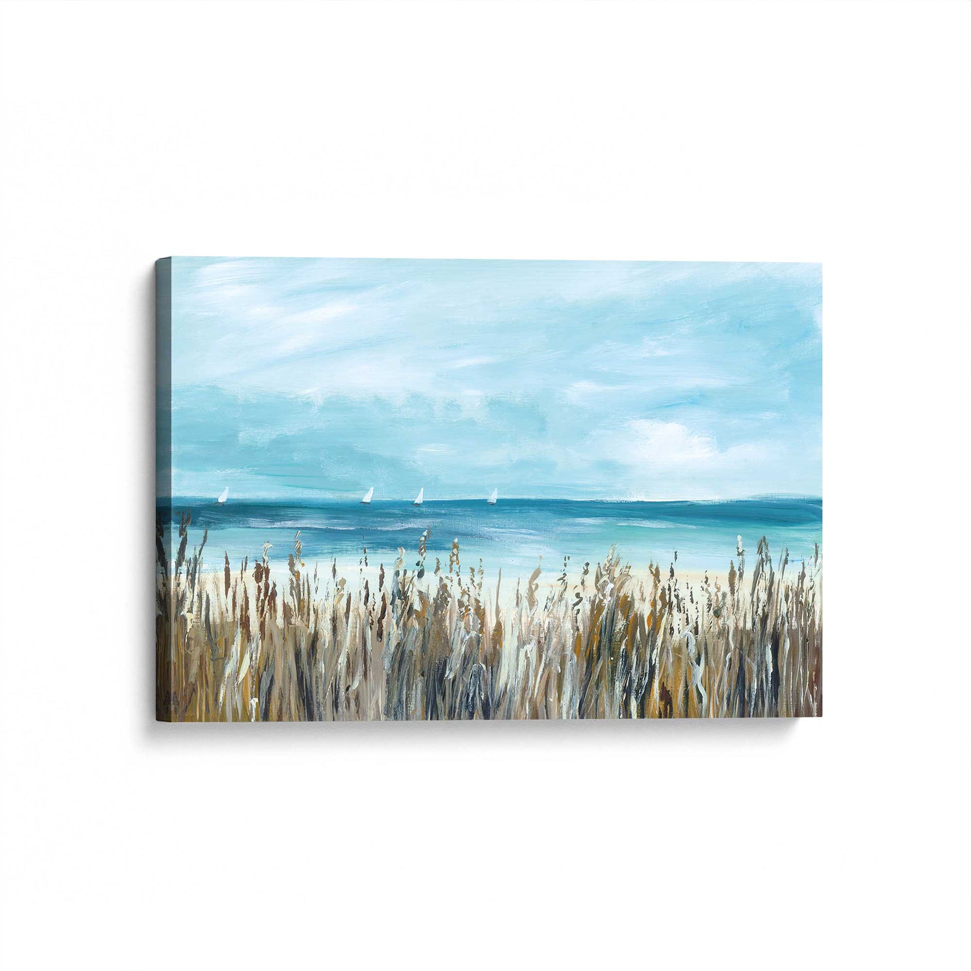[Color:Stretched Canvas], Picture of art at an angle