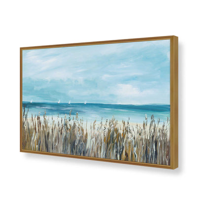 [Color:Polished Gold], Picture of art in a Polished Gold frame of the corner