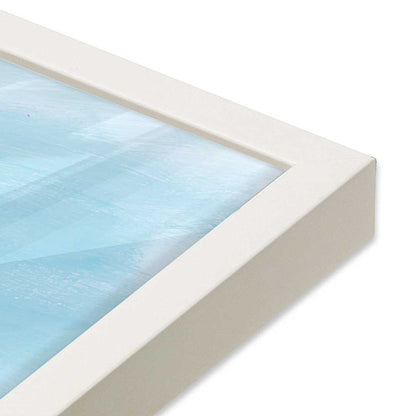 [Color:Opaque White], Picture of art in a Opaque White frame at an angle