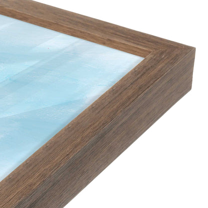 [Color:Walnut], Picture of art in a Walnut frame at an angle