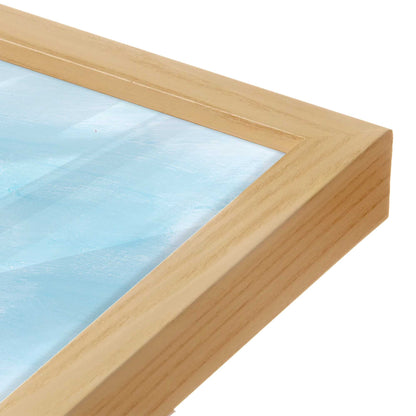 [Color:American Maple], Picture of art in a American Maple frame at an angle