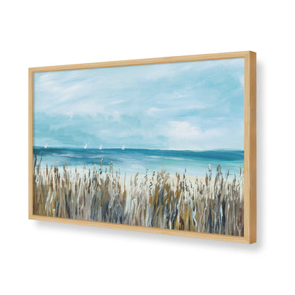 [Color:American Maple], Picture of art in a American Maple frame of the corner