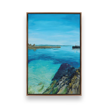 [Color:Walnut], Picture of art in a Walnut frame