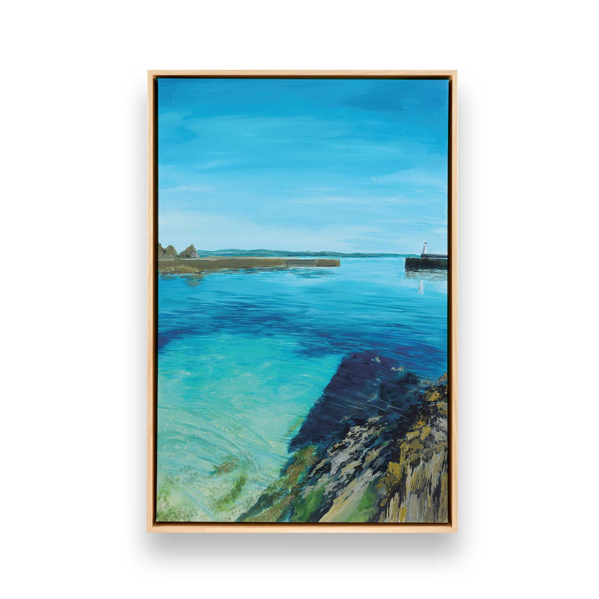 [Color:American Maple], Picture of art in a American Maple frame