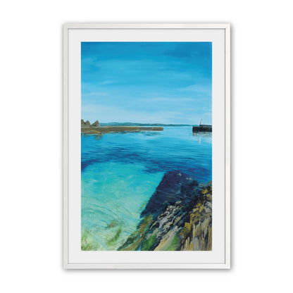 [Color:Opaque White], Picture of art in a Opaque White frame