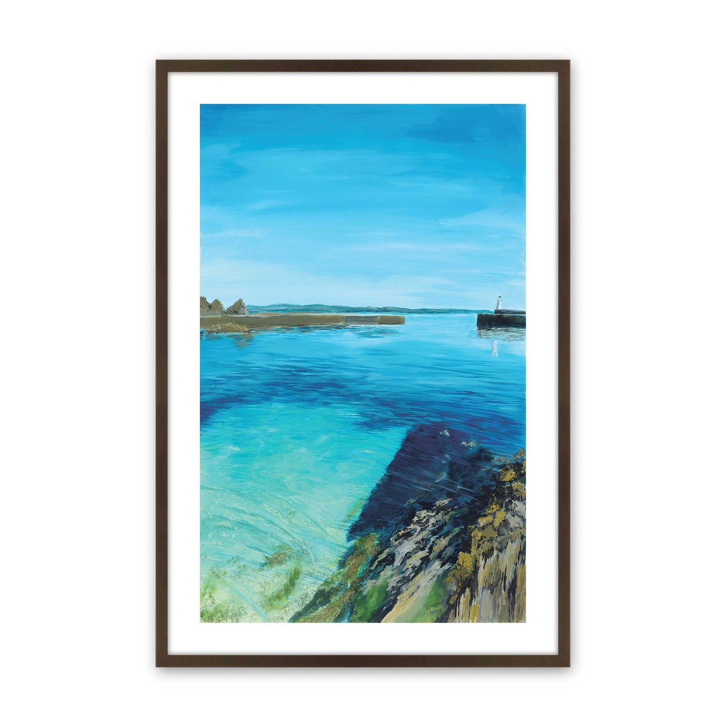 [Color:Belvinder Brown], Picture of art in a Belvinder Brown frame