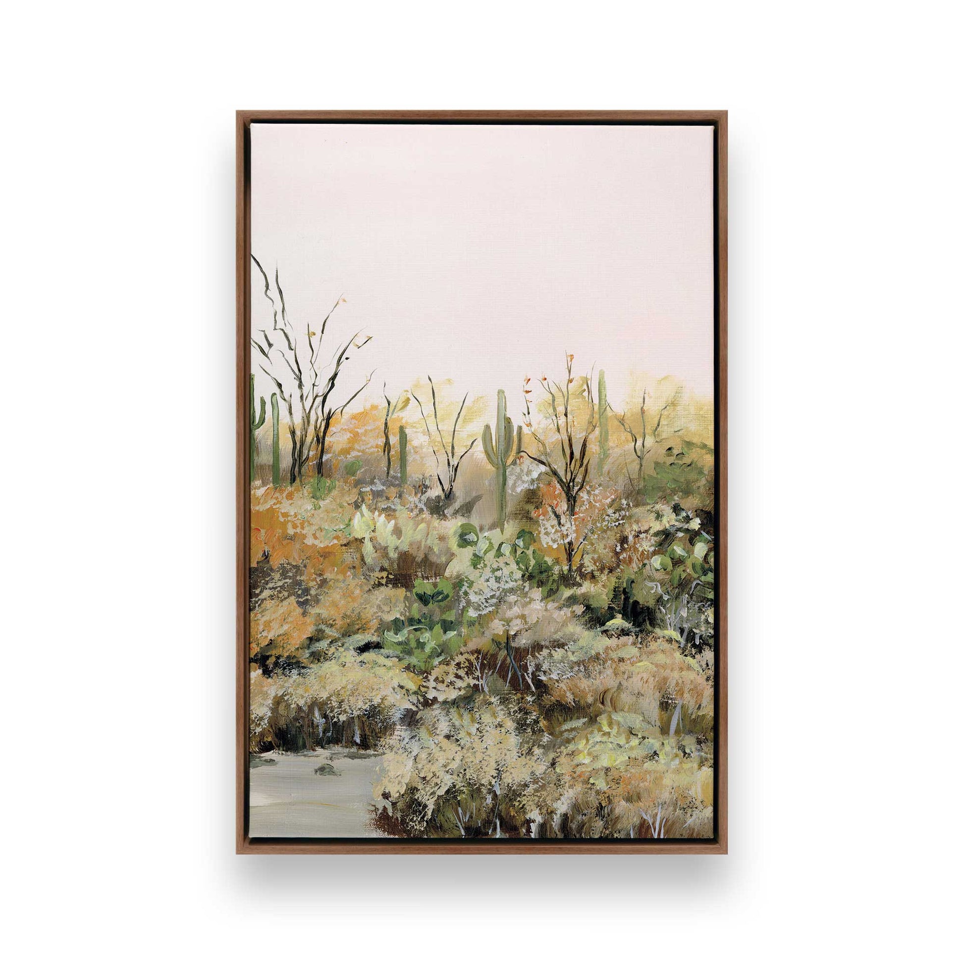 [Color:Walnut], Picture of art in a Walnut frame