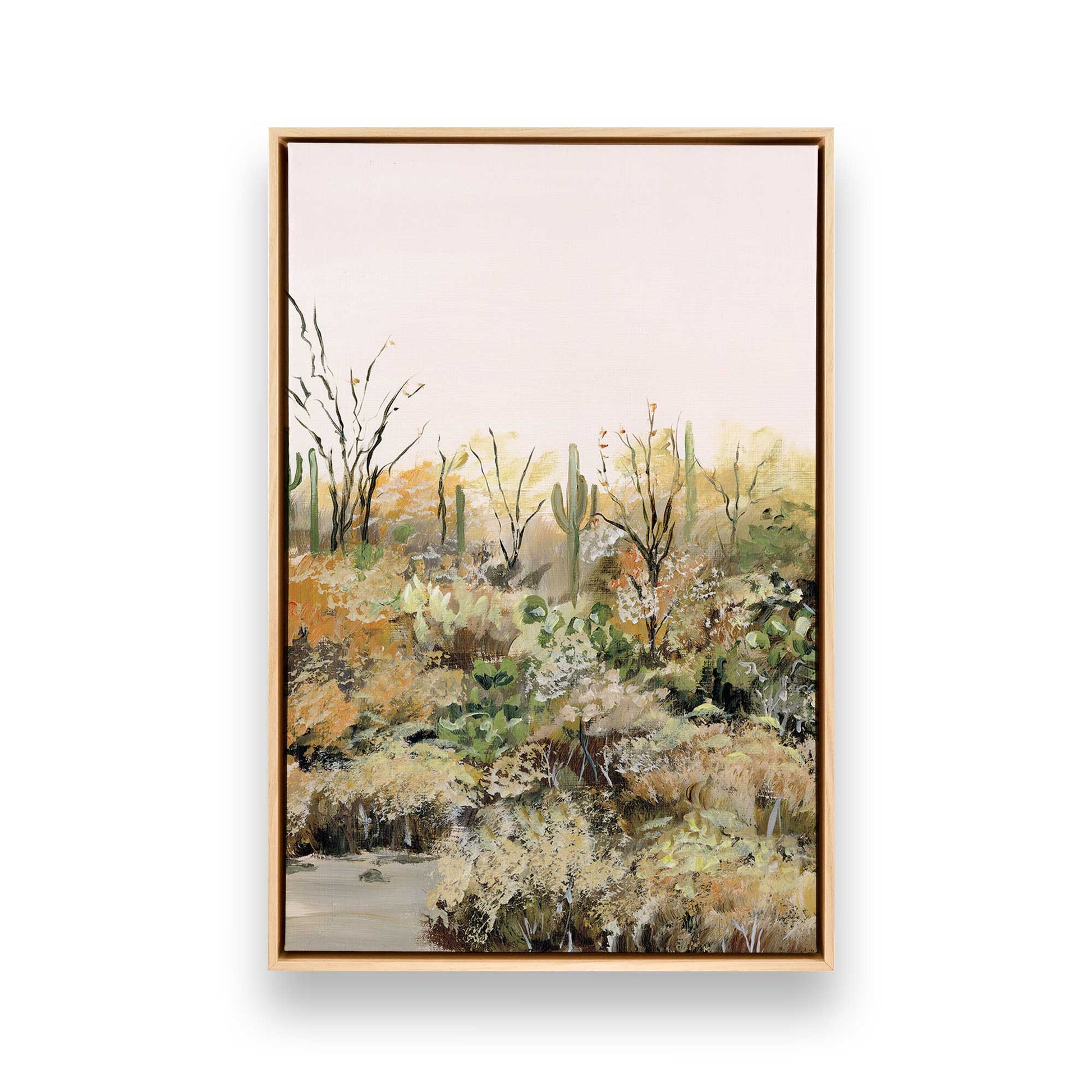 [Color:American Maple], Picture of art in a American Maple frame