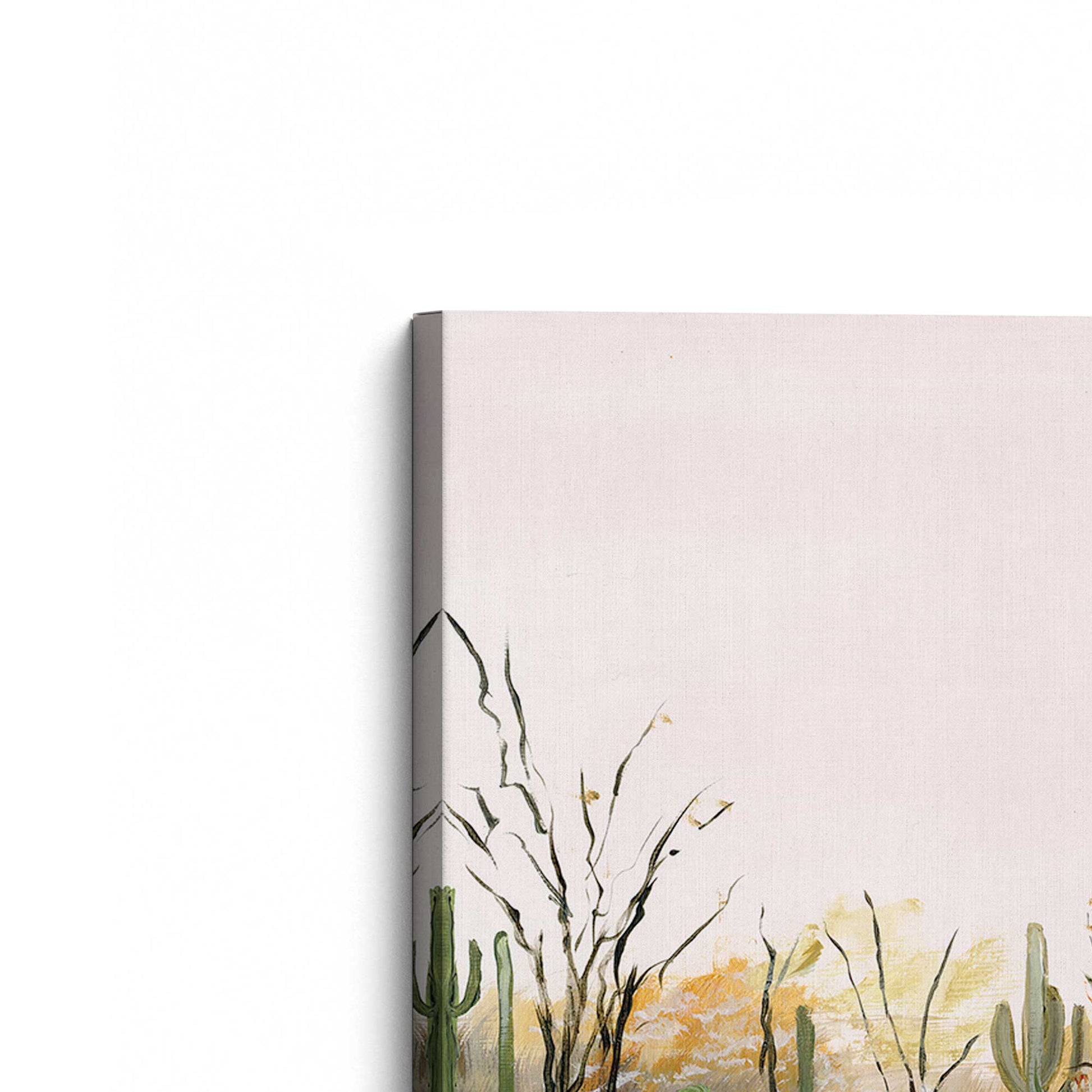 [Color:Stretched Canvas], Picture of the corner of the art