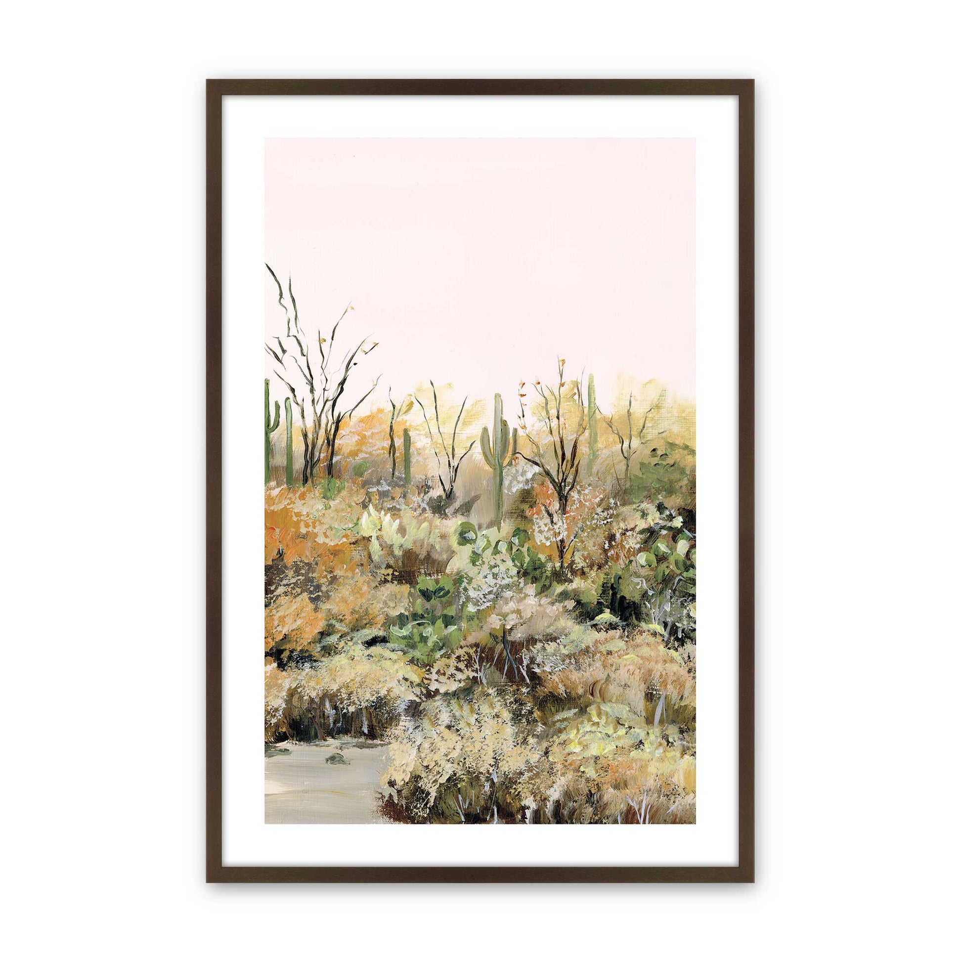 [Color:Belvinder Brown], Picture of art in a Belvinder Brown frame