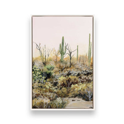 [Color:Opaque White], Picture of art in a White frame
