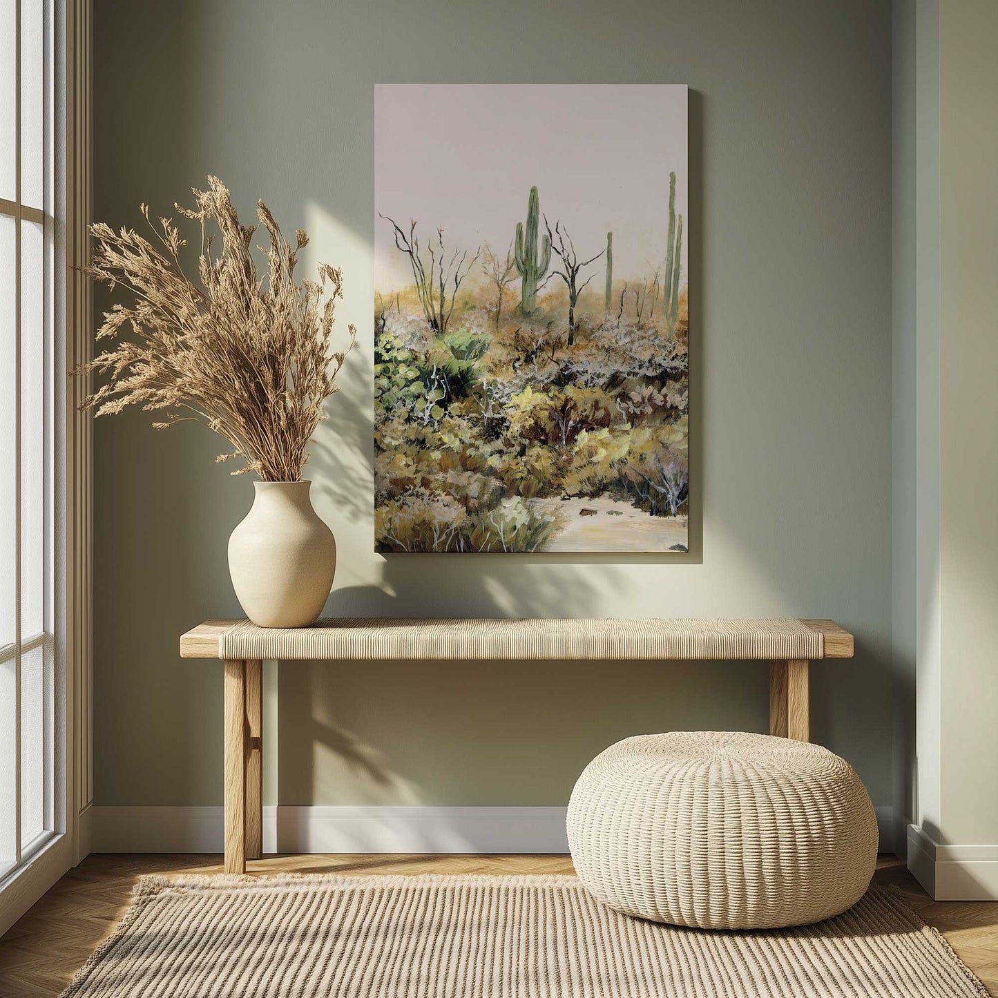 Picture of art in a room