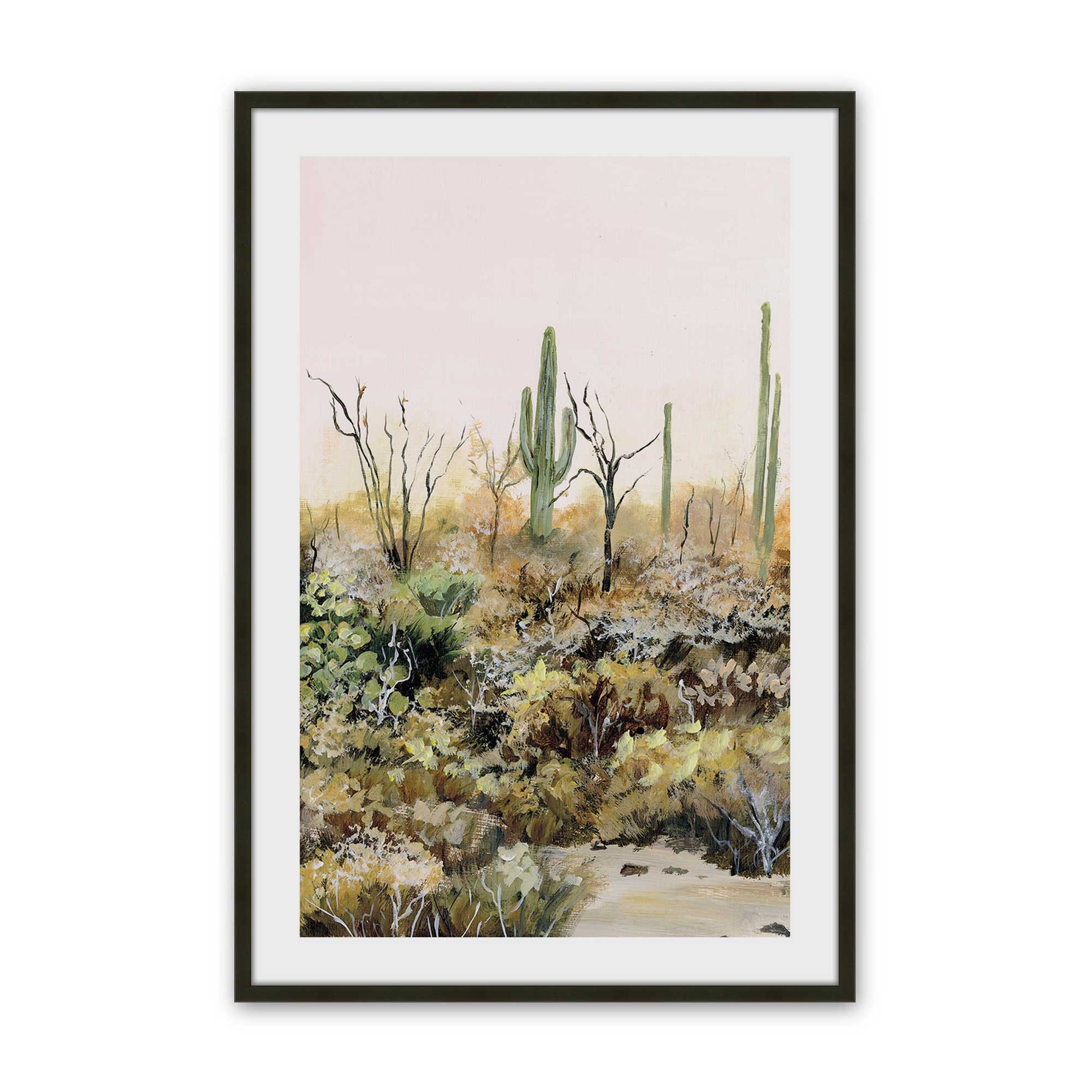 [Color:Satin Black], Picture of art in a Satin Black frame
