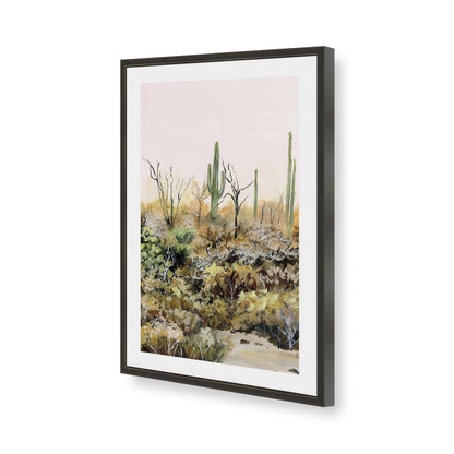 [Color:Satin Black], Picture of art in a Satin Black frame of the corner