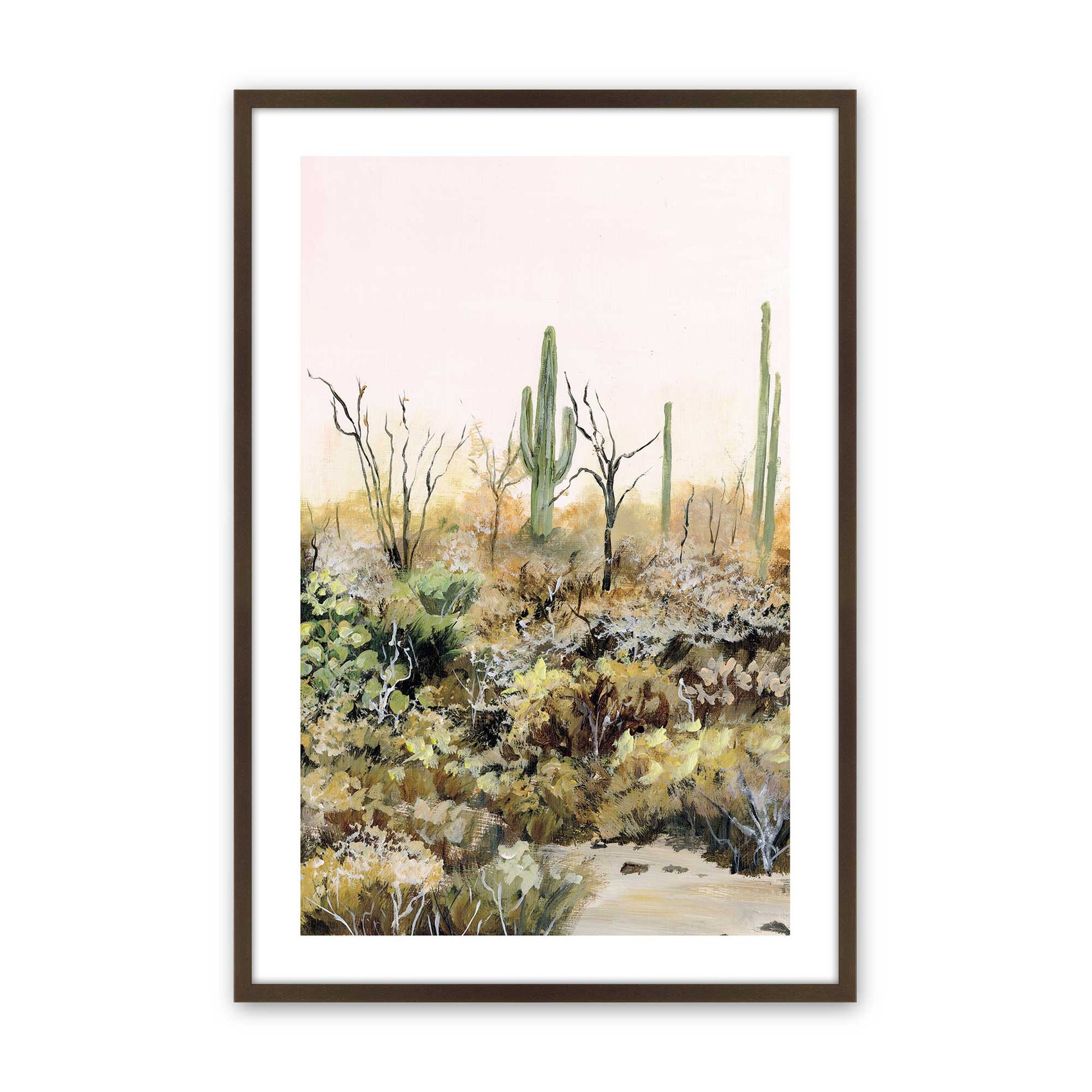 [Color:Belvinder Brown], Picture of art in a Belvinder Brown frame