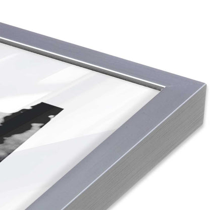 [Color:Polished Chrome], Picture of art in a Polished Chrome frame at an angle