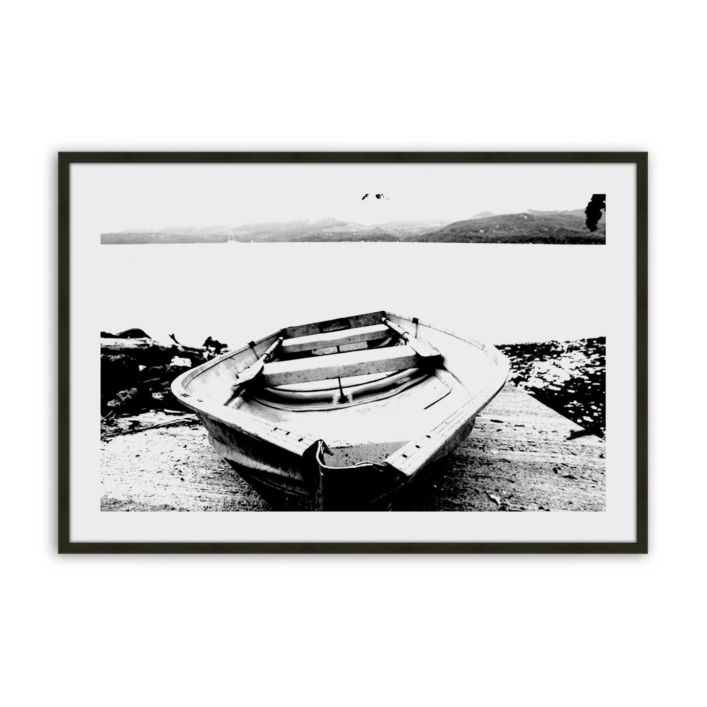 [Color:Satin Black], Picture of art in a Satin Black frame
