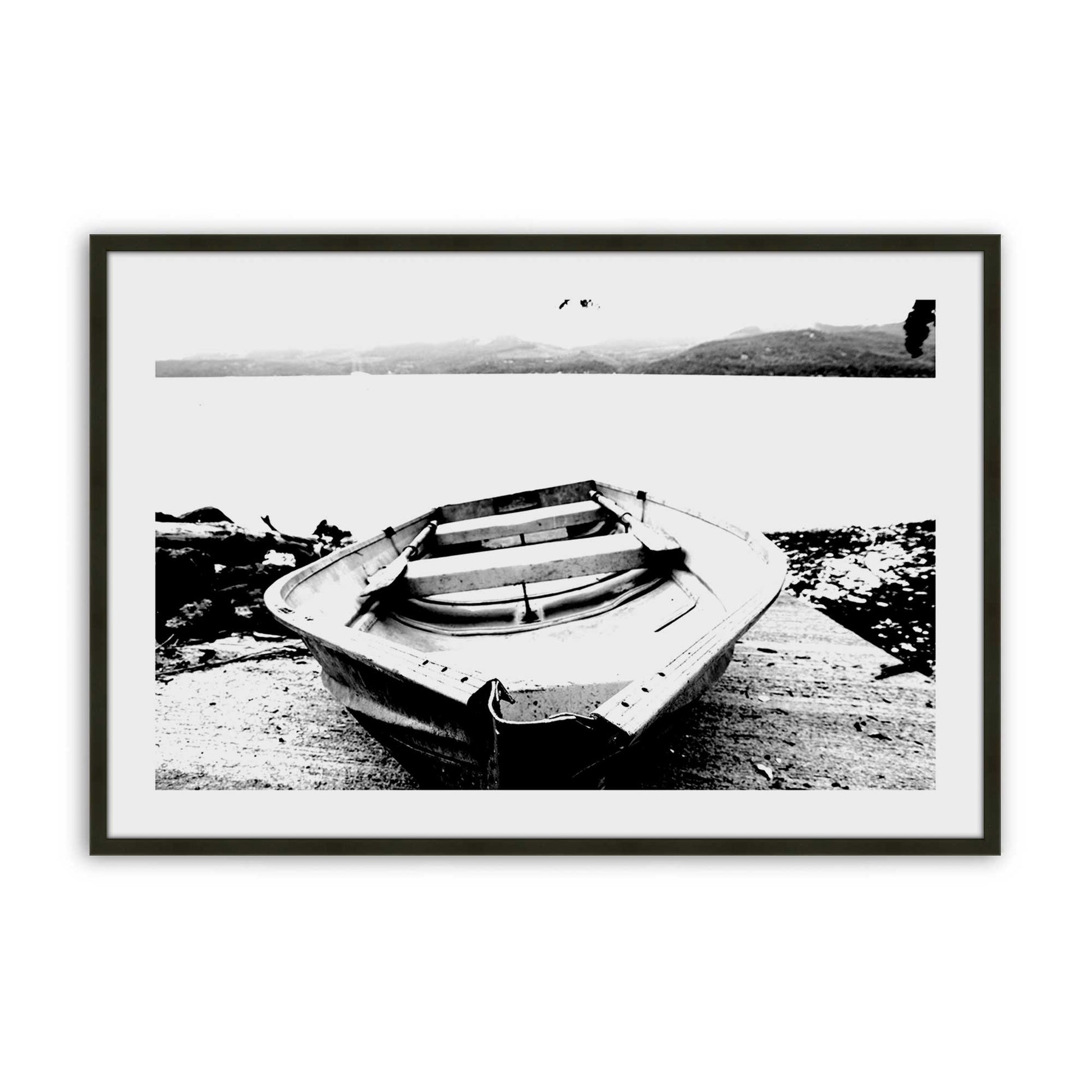 [Color:Satin Black], Picture of art in a Satin Black frame