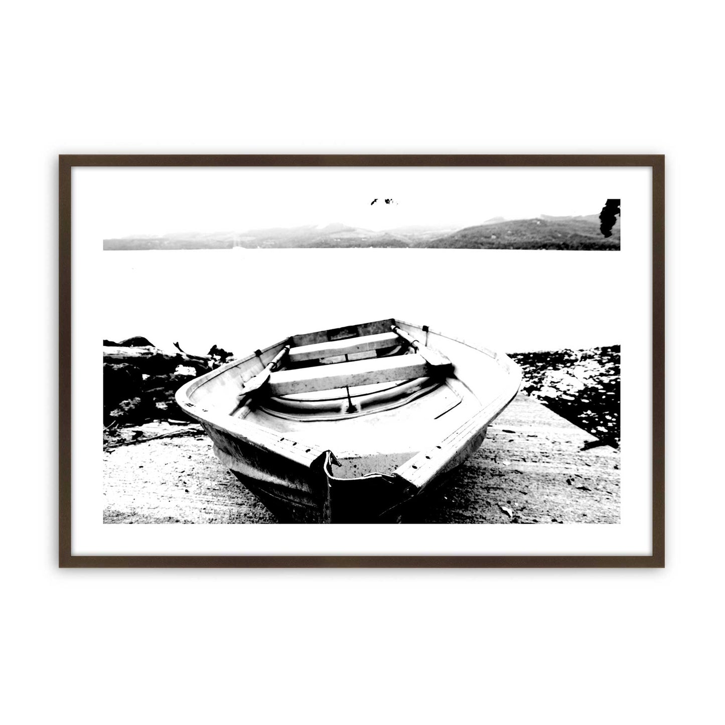 [Color:Brown], Picture of art in a Brown frame
