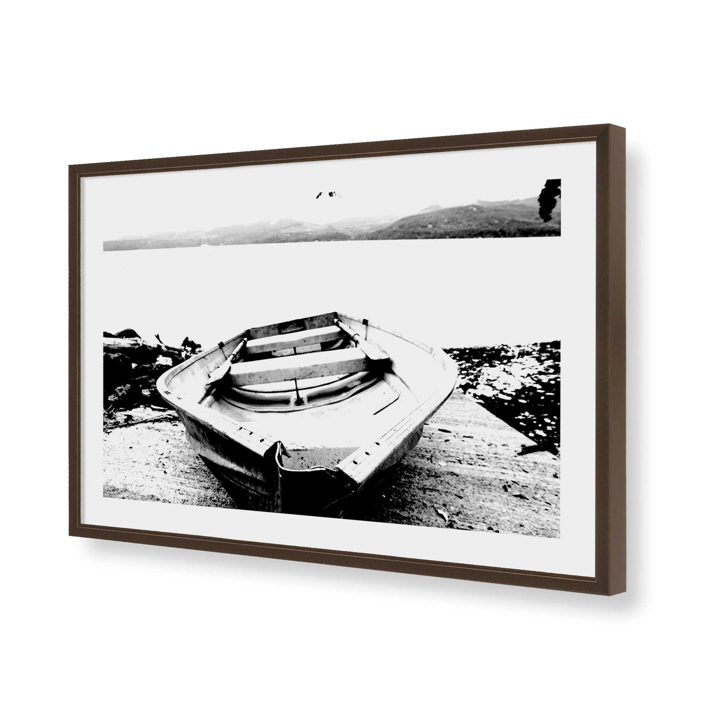 [Color:Belvinder Brown], Picture of art in a Belvinder Brown frame of the corner