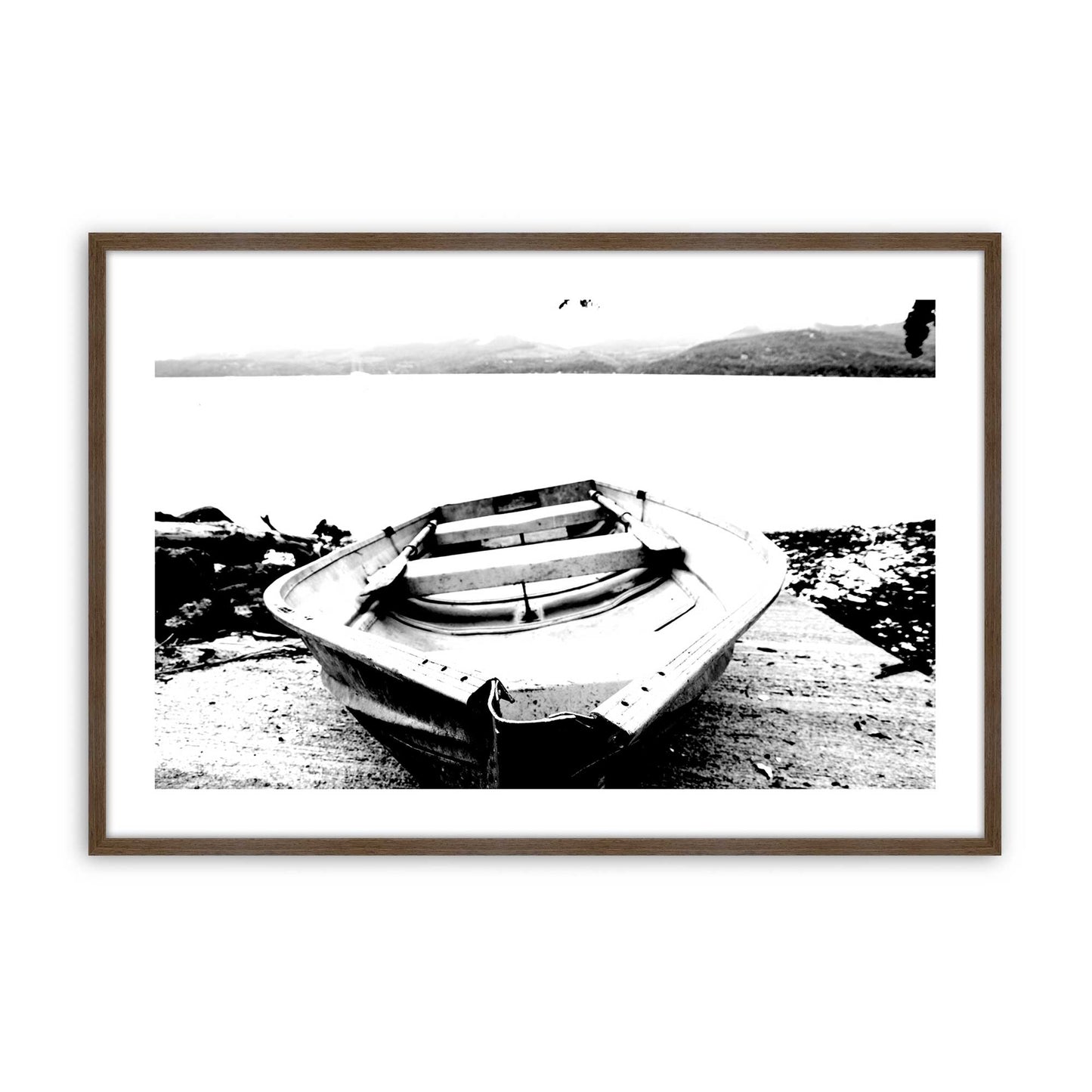 [Color:Walnut], Picture of art in a Walnut frame