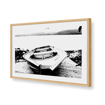 [Color:American Maple], Picture of art in a American Maple frame of the corner