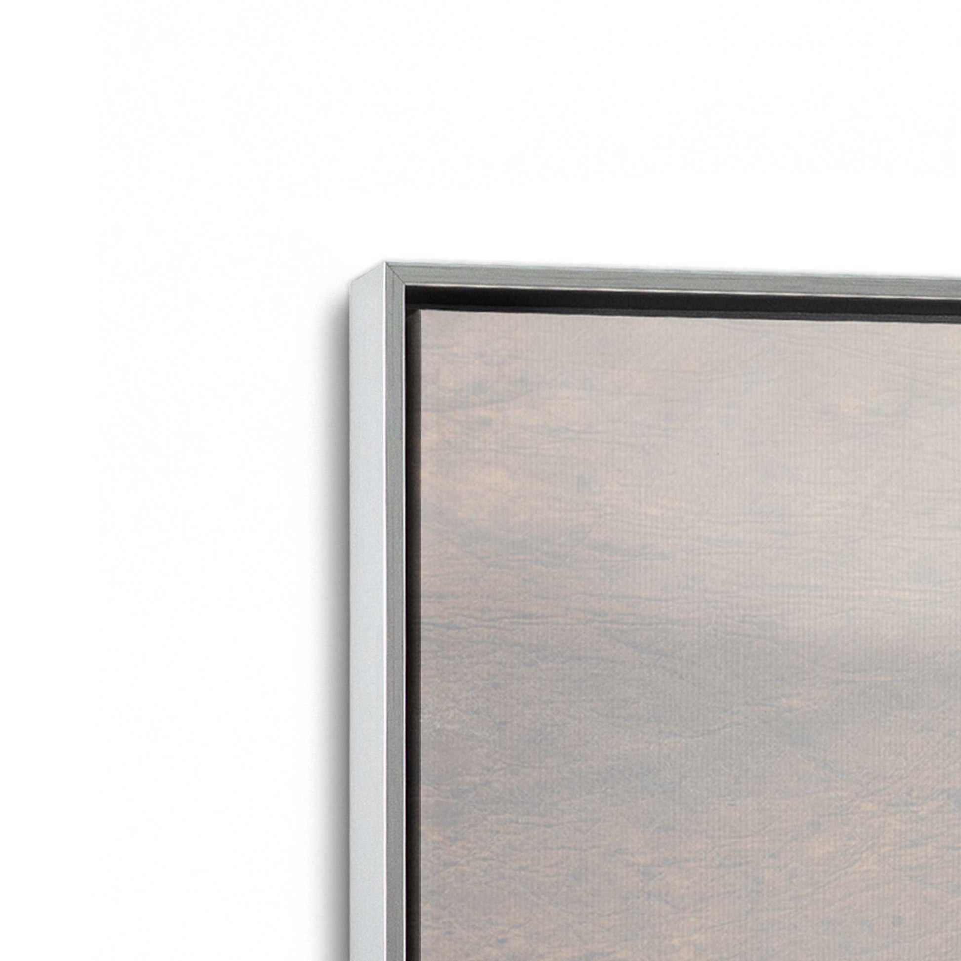 [Color:Polished Chrome], Picture of art in a Polished Chrome frame at an angle