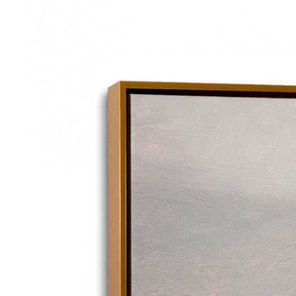 [Color:Polished Gold], Picture of art in a Polished Gold frame at an angle