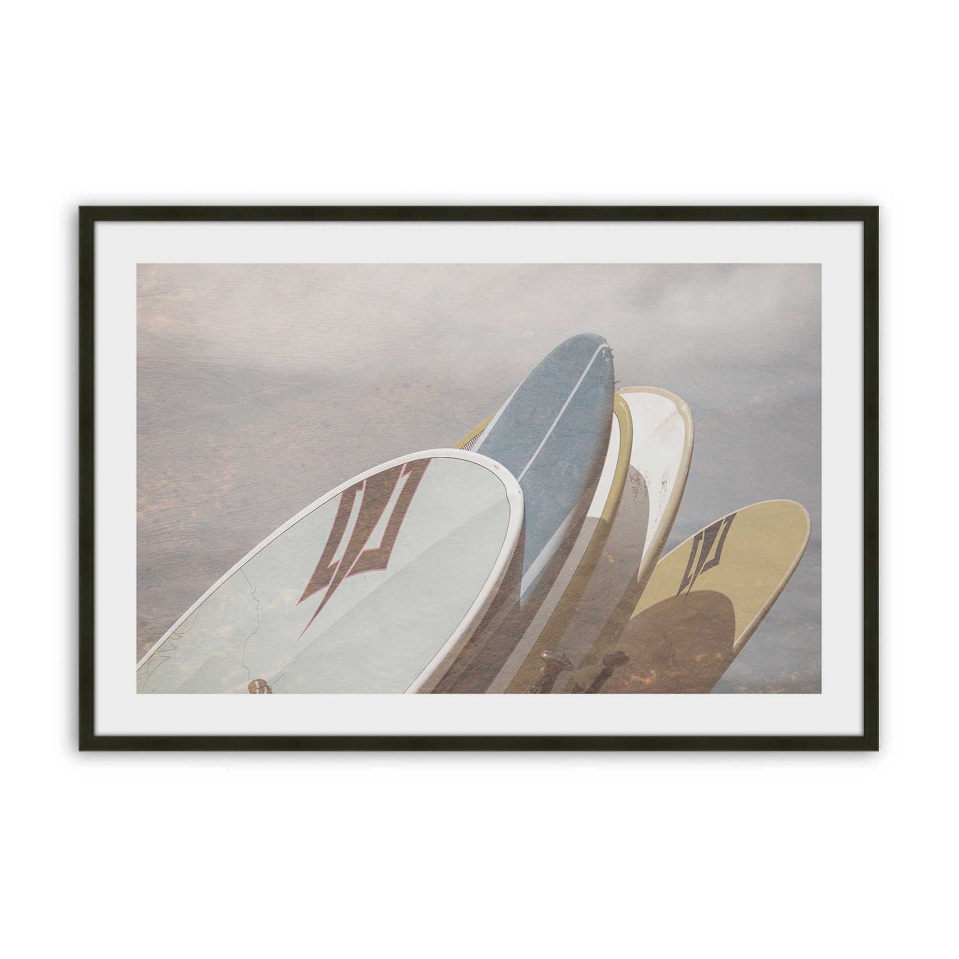 [Color:Satin Black], Picture of art in a Satin Black frame