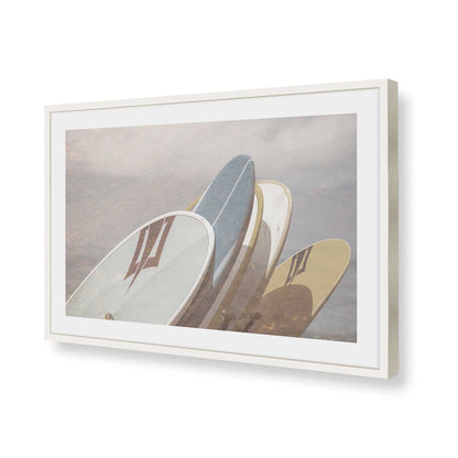 [Color:Opaque White], Picture of art in a Opaque White frame of the corner