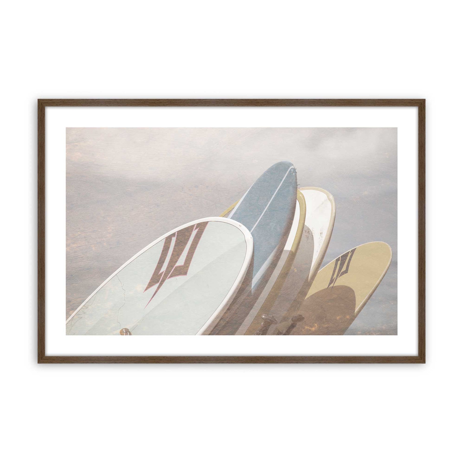 [Color:Walnut], Picture of art in a Walnut frame